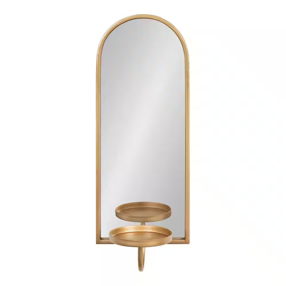 Ezerin Gold Candle Sconce