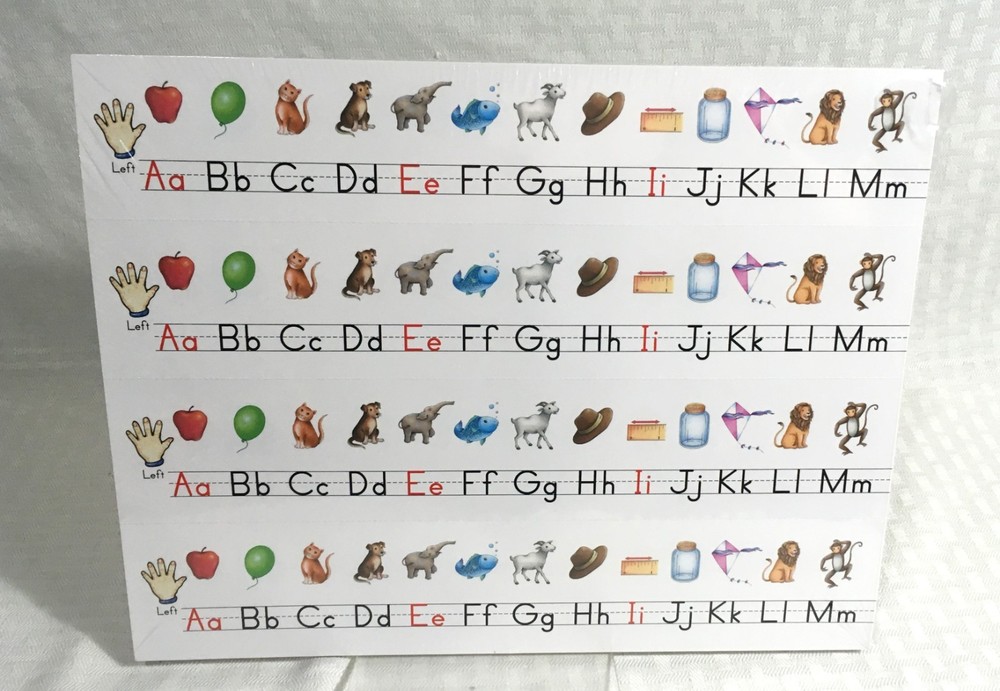 SAXON PHONICS & SPELLING ALPHABET HANDWRITING STRIPS PKG OF 5 SHEETS / 20 STRIPS