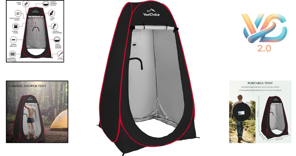 Pop Up Privacy Shower Tent