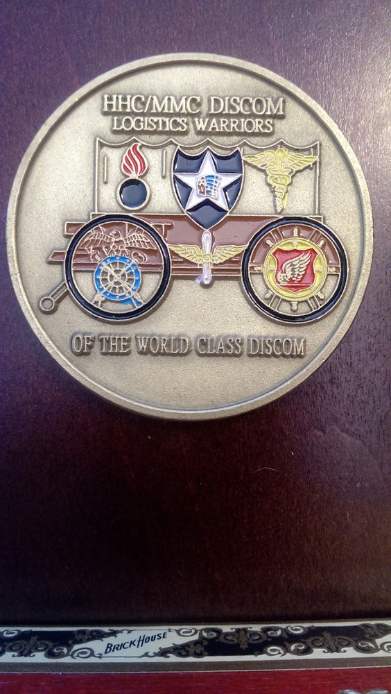 A26 HHC MMC Discom Logistics Warriors Challenge Coin