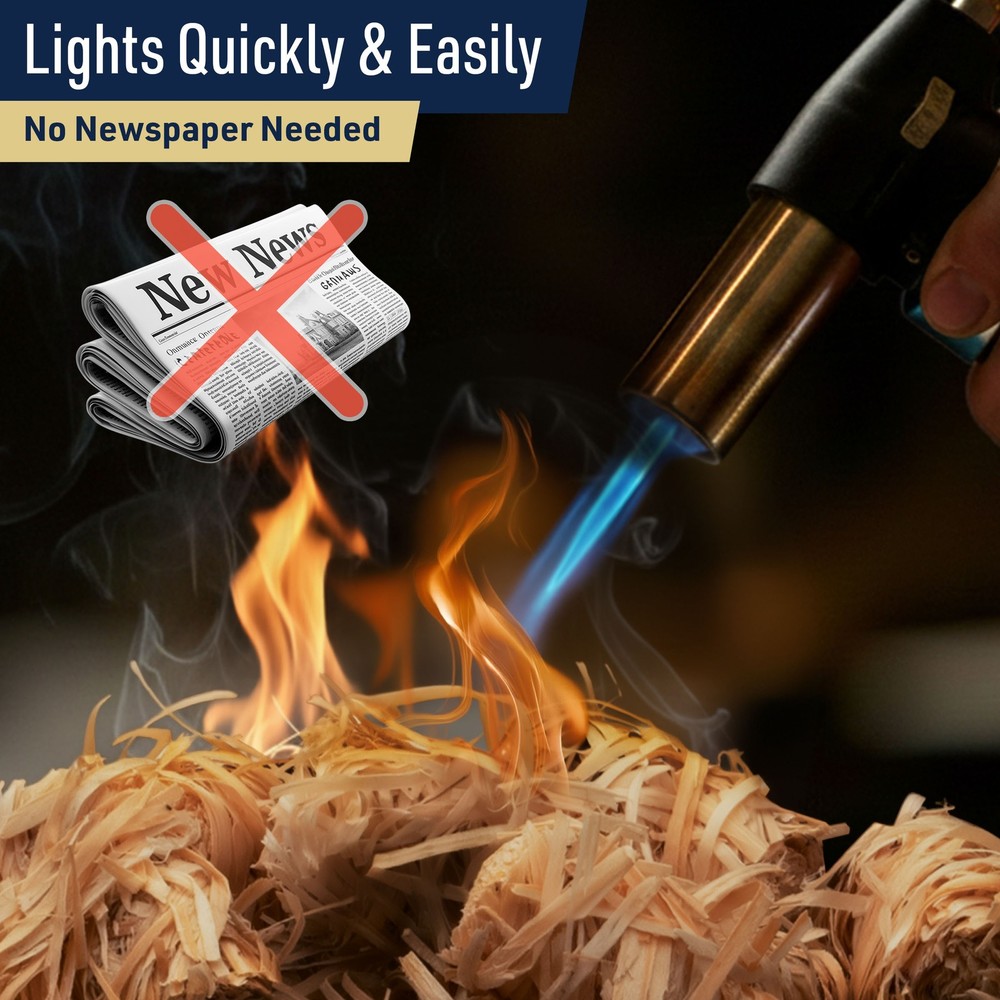 Fire Starter 50-Pack Natural Fire Starters Wood Firestarter Camping Essentials