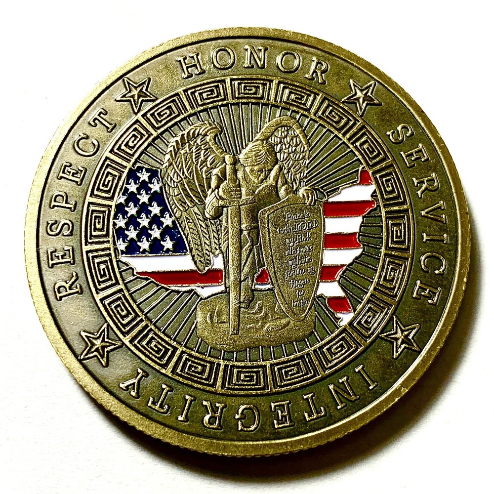 Make No Mistake Police Challenge Coin