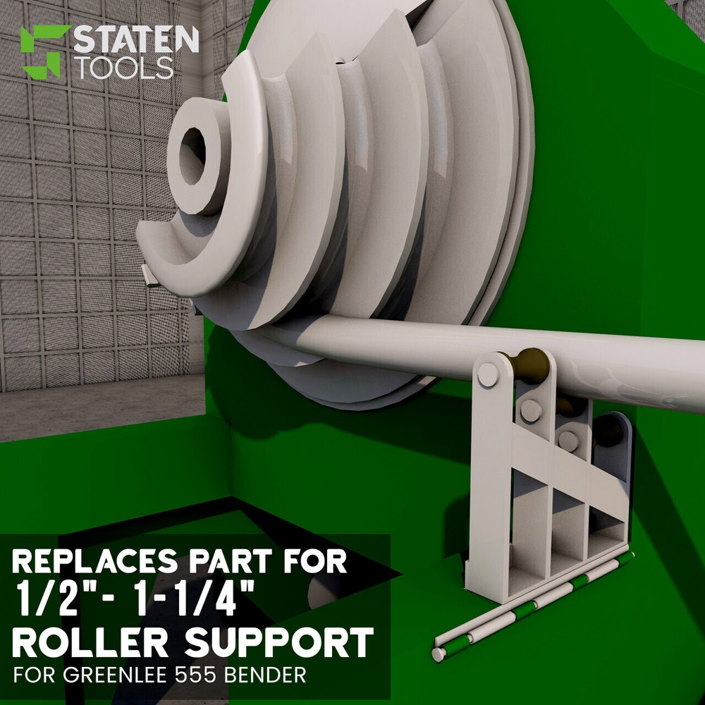 Staten Tools 1/2"- 1-1/4" 00936-2 Roller Support for Greenlee 555 / Current