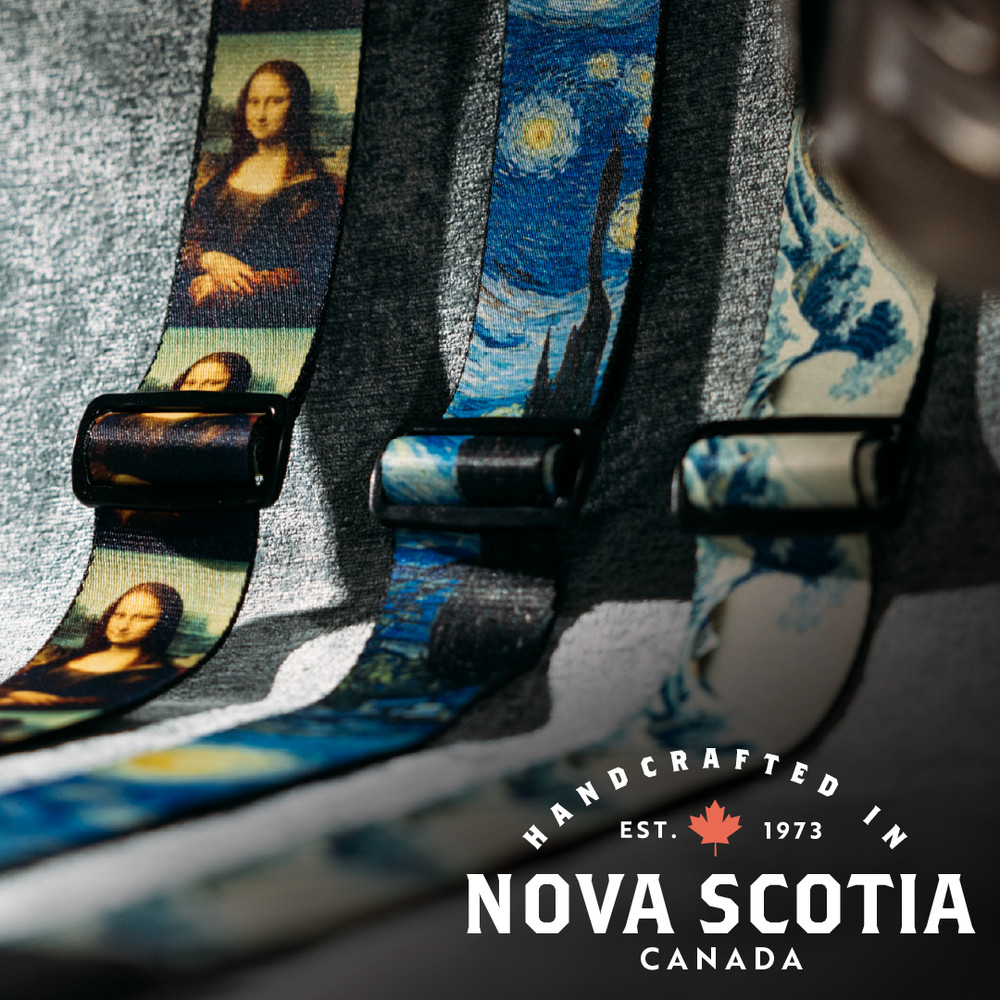 Levy's 2" Polyester Guitar Strap with Tri-Glide Adjustment, The Wave