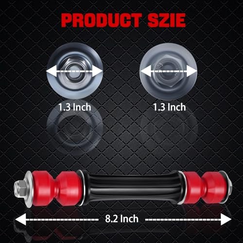 Front Sway Bar End Stabilizer Links with Bushings Compatible with