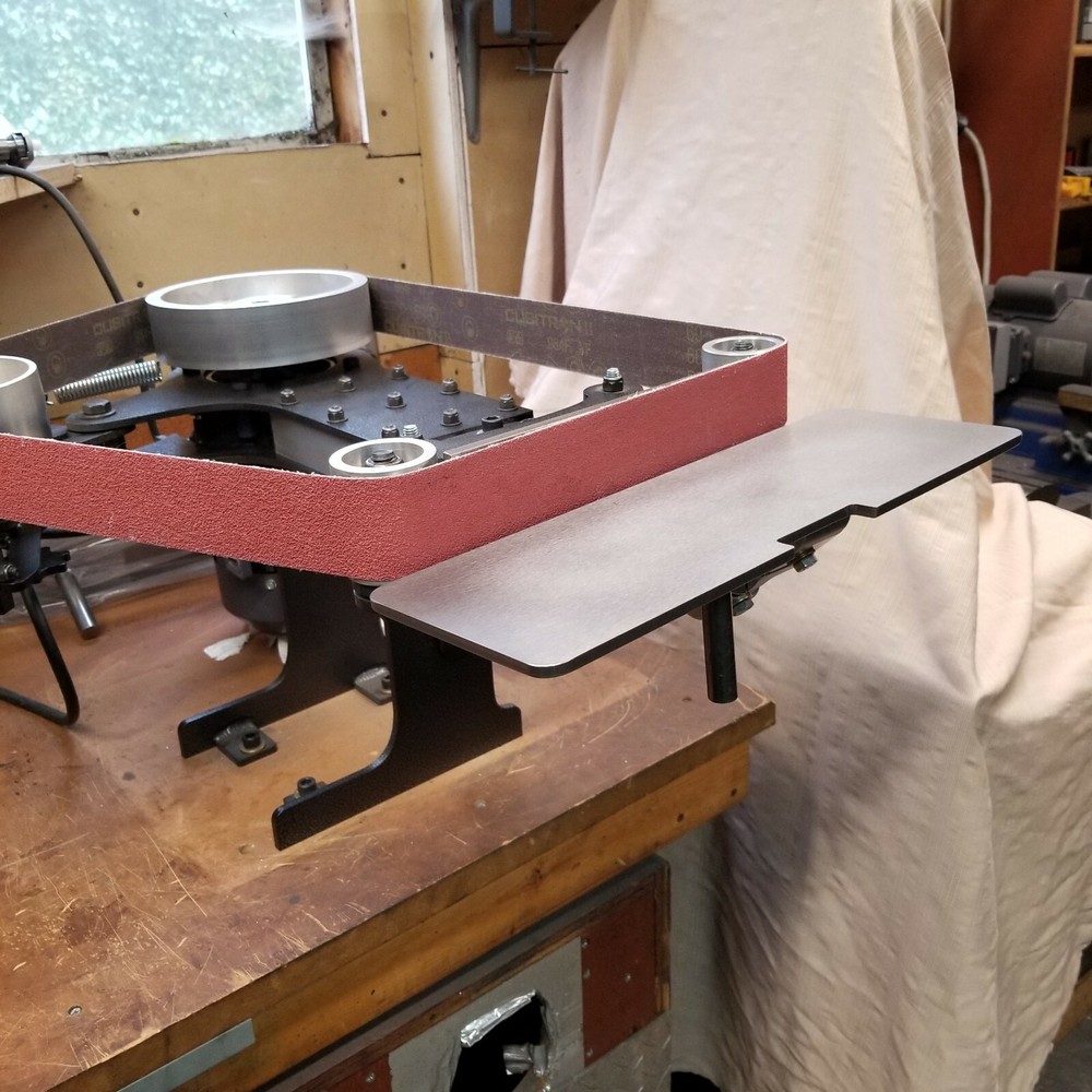 D-D Work / Tool Rest for Wilmont LB-1000 Knife Belt Grinder - 14" Table