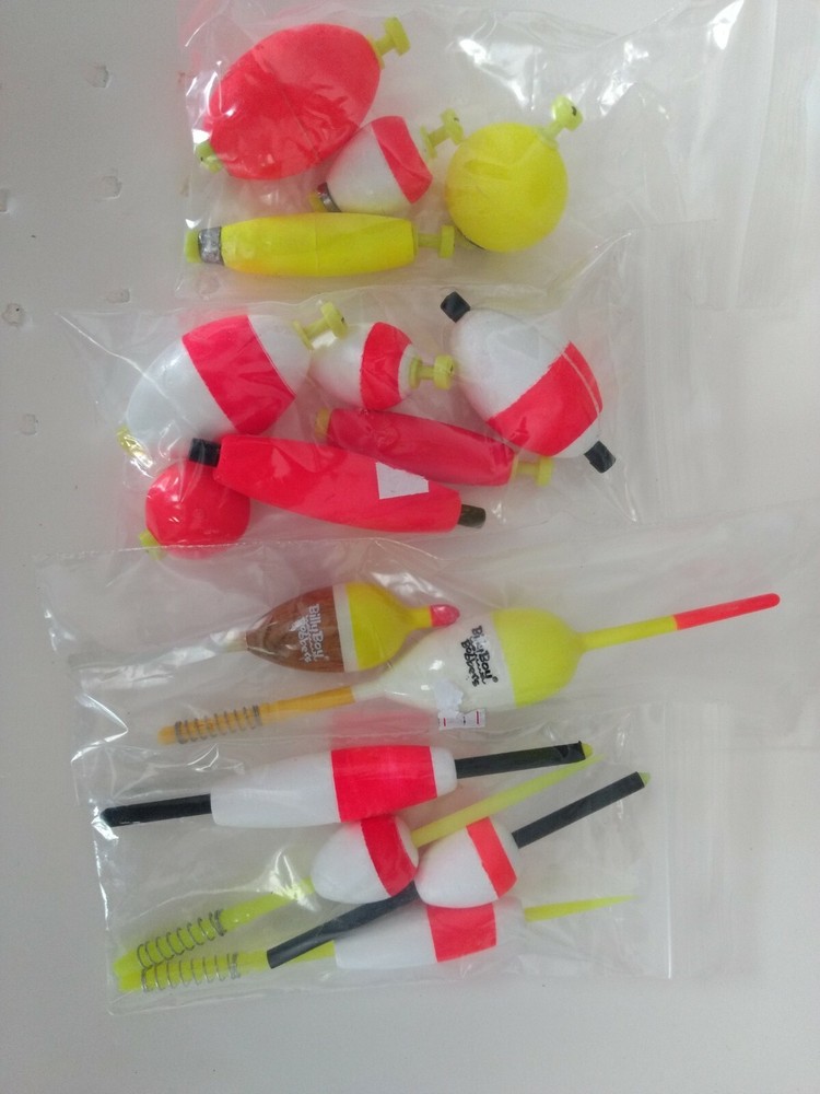 16 Assorted Bobbers Billy Bay