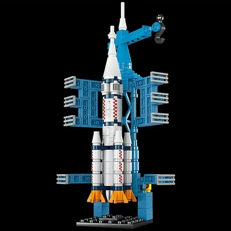 Aviation Spaceport Model Space Shuttle Rocket Launch Center Construction Lego