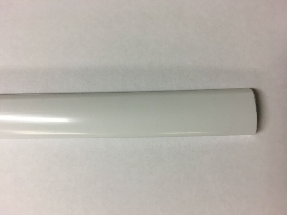 White No Leg RV Vinyl Trim Molding Screw Cover Fits 5/8" Wide Small Retainer