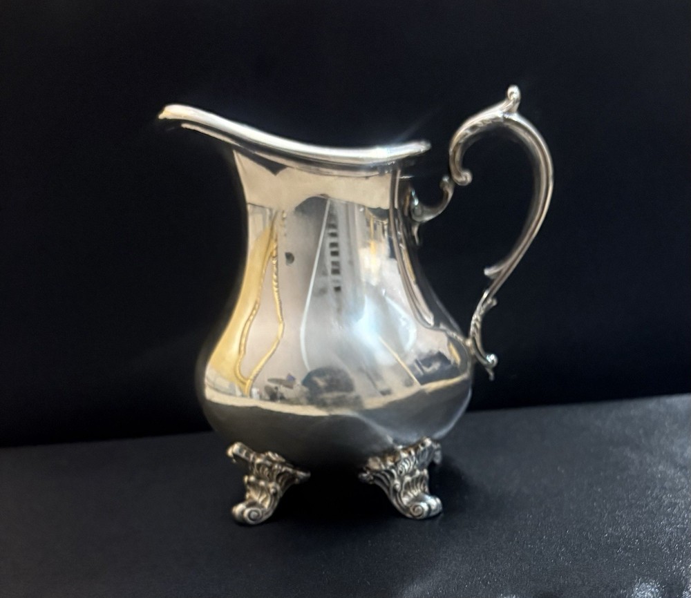Gorham EP YC 1904 Footed Creamer Cup With Handle 3/4 Pint