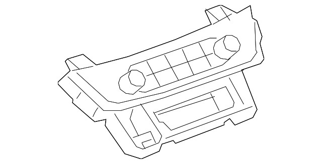 Genuine GM Heating and Air Conditioning Control Panel 84447713