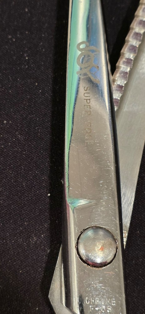 HEARTHSIDE 9" Chrome Pinking Shears Zigzag Italy