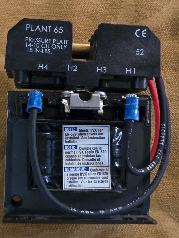 Square D Quick Connect Terminal Transformer LR21455