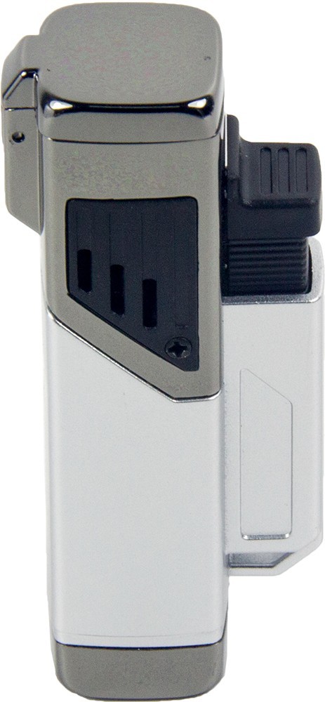 Quad Flame Butane Torch Lighter Refillable Adjustable Windproof Gas Lighter cook