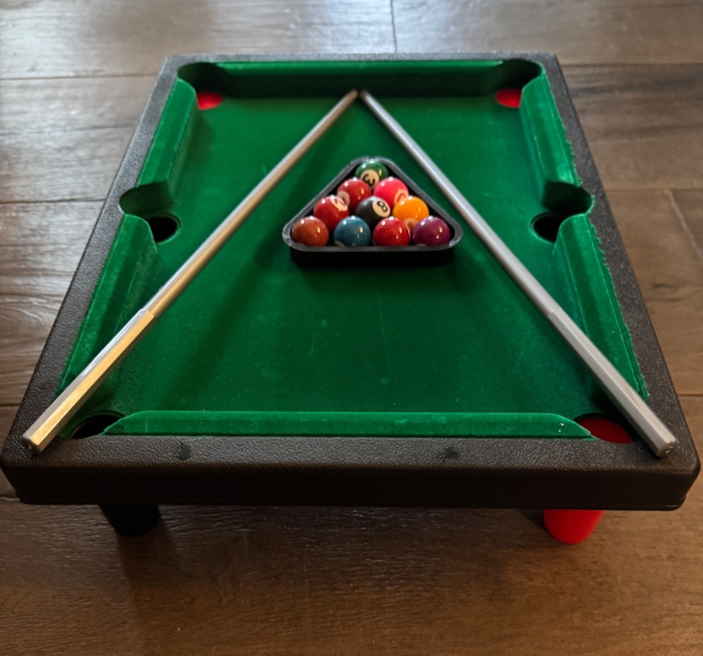Desktop/Table Mini Billiard's Set (10" x 13" x 3")