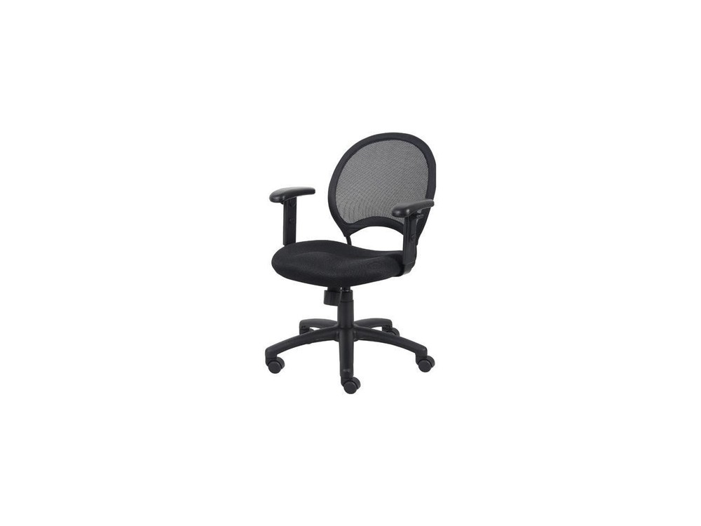 Boss B6216 Mesh Chair with Adjustable Arms