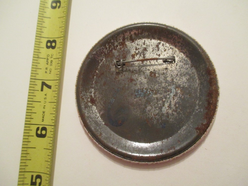 Central Homecoming 1983 Roast the Raiders Pinback Button