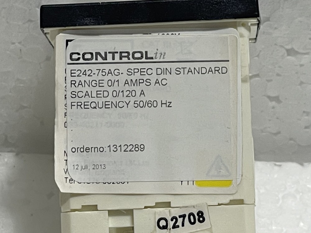 Crompton E242-75AG-SPEC DIN Standard Panel Meters 0/100A