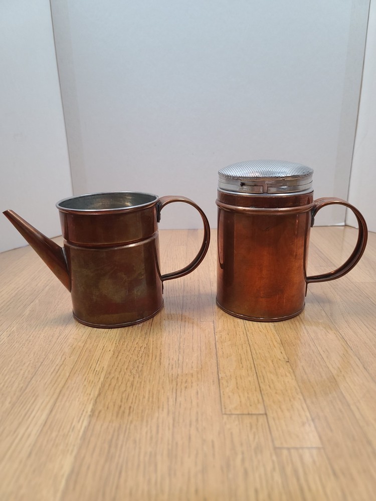Vintage Copper Neapolitan Flip Coffee Maker