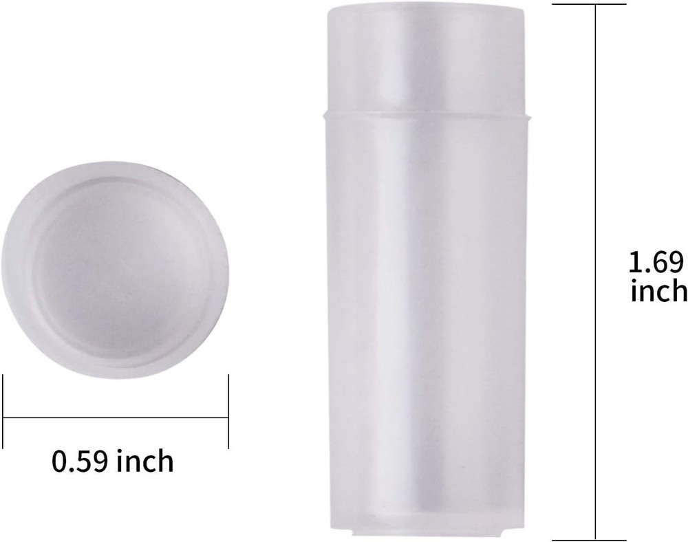 100Pcs 5ML Small Pill Plastic Containers Empty Pill Bottles Sample Bottles Vi...