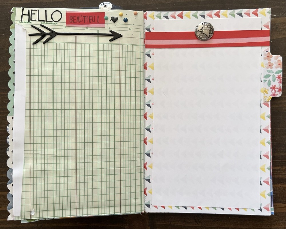 Handmade Starbucks Junk Journal Paper Bag Scrapbook