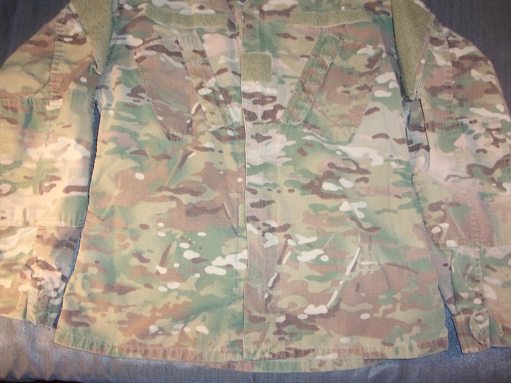 USAF ARMY MULTICAM OCP FIRE RESISTANT JACKET CURRENT ISSUE SIZEMEDIUM SHORT