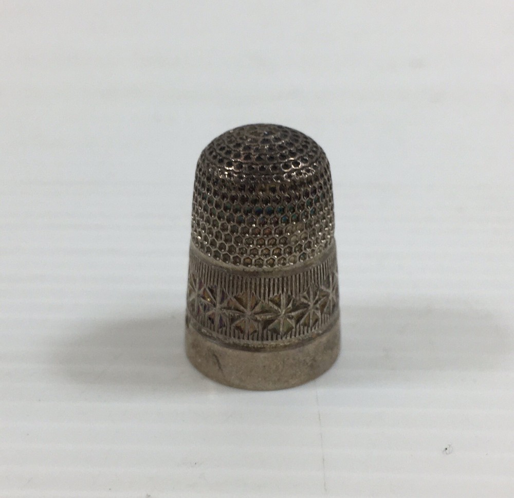 Antique Charles Horner Solid Silver Thimble Size 11 4.2g