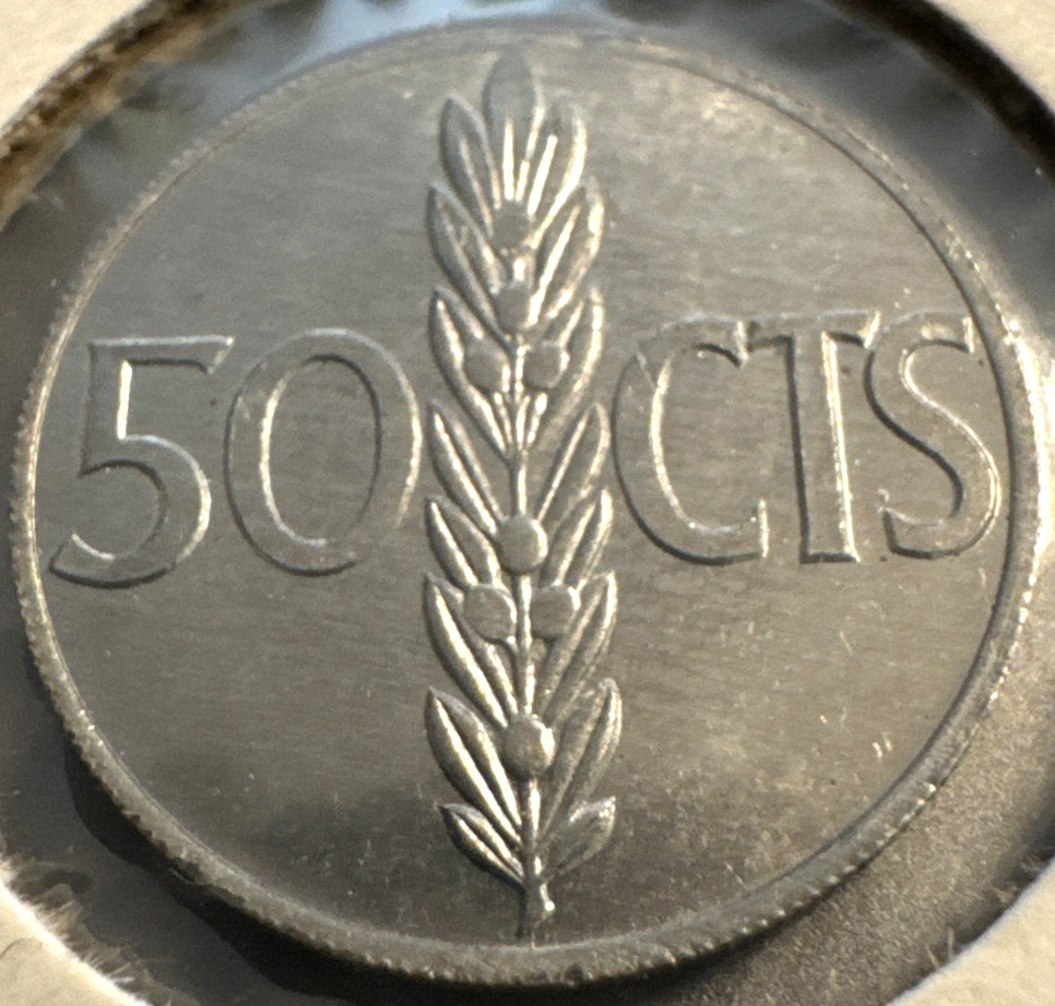 1966 Spain 50 Centimos