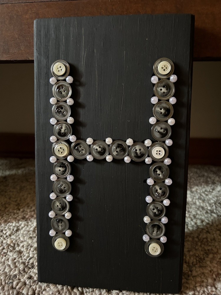 Hand Crafted Button Wall Hangings