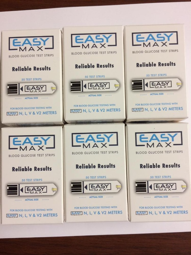 EASYMax Blood Glucose 300 Test Strips Exp: 8/29/2024