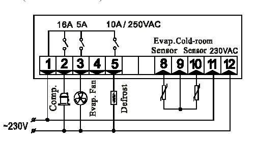 SHANGFANG ED106W Digital Temperature Controller