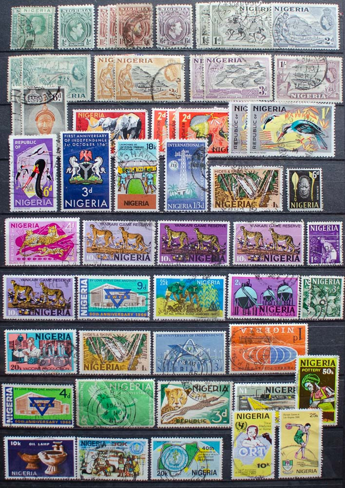 Nigeria Used Stamps.