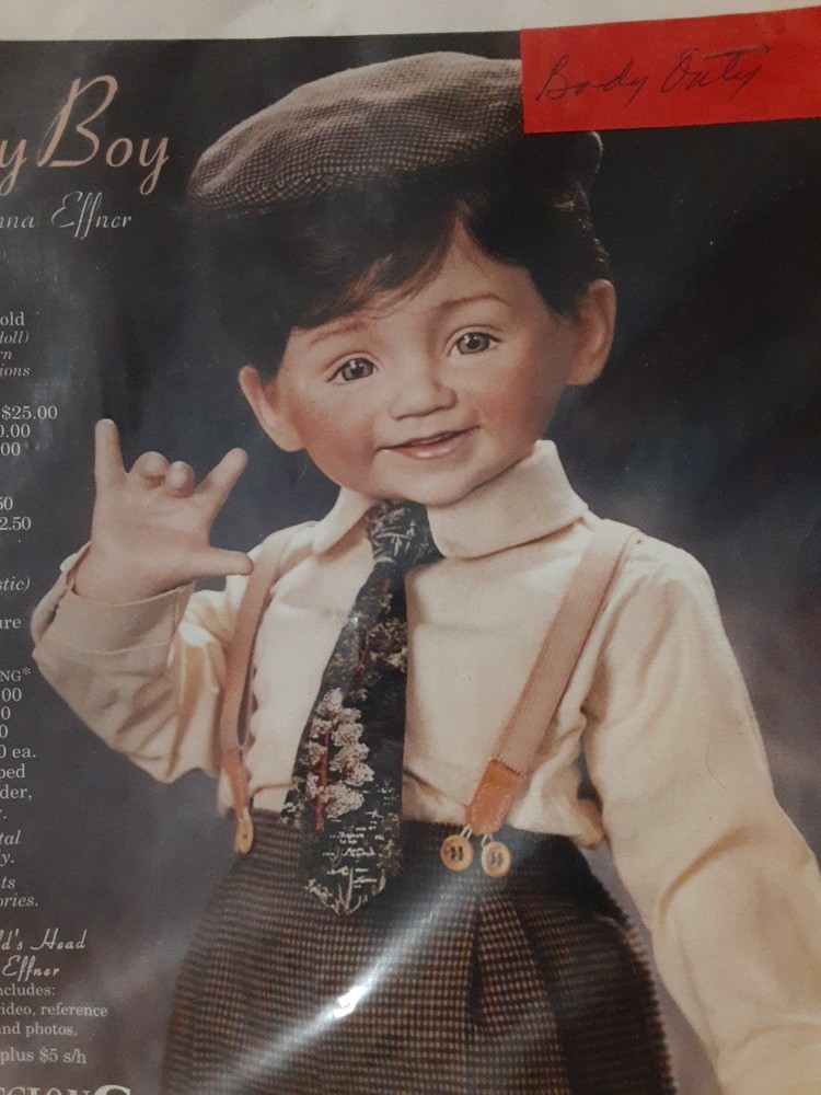 Expressions Doll Sonny Boy Body Mold Pattern Only