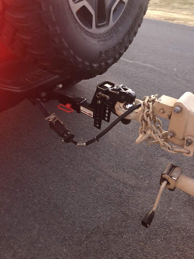 Military Trailer to Civilian Truck Adapter 9" fits M-Series Humvee M1101 M1102