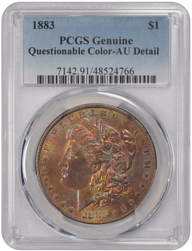 1883 Morgan PCGS AU-50