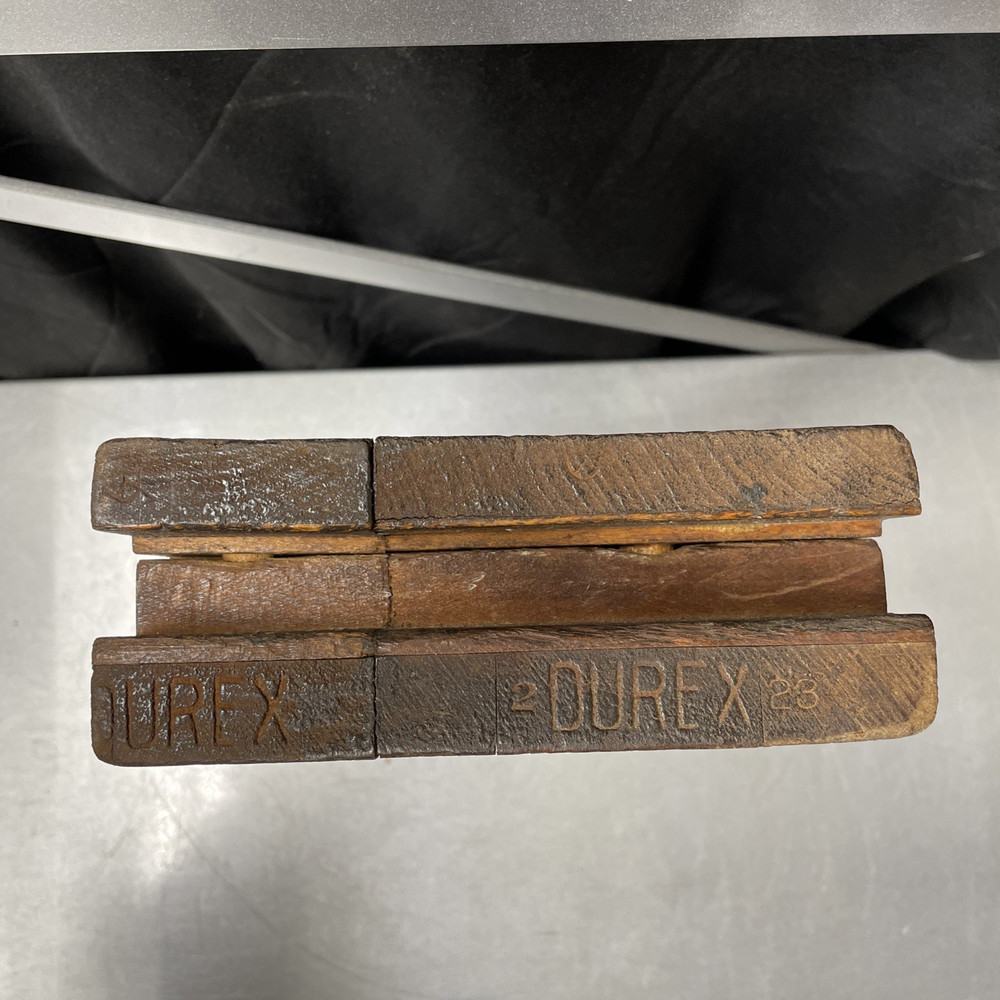 Antique ~ Durex Wooden Cigar Making Mold Press Tool