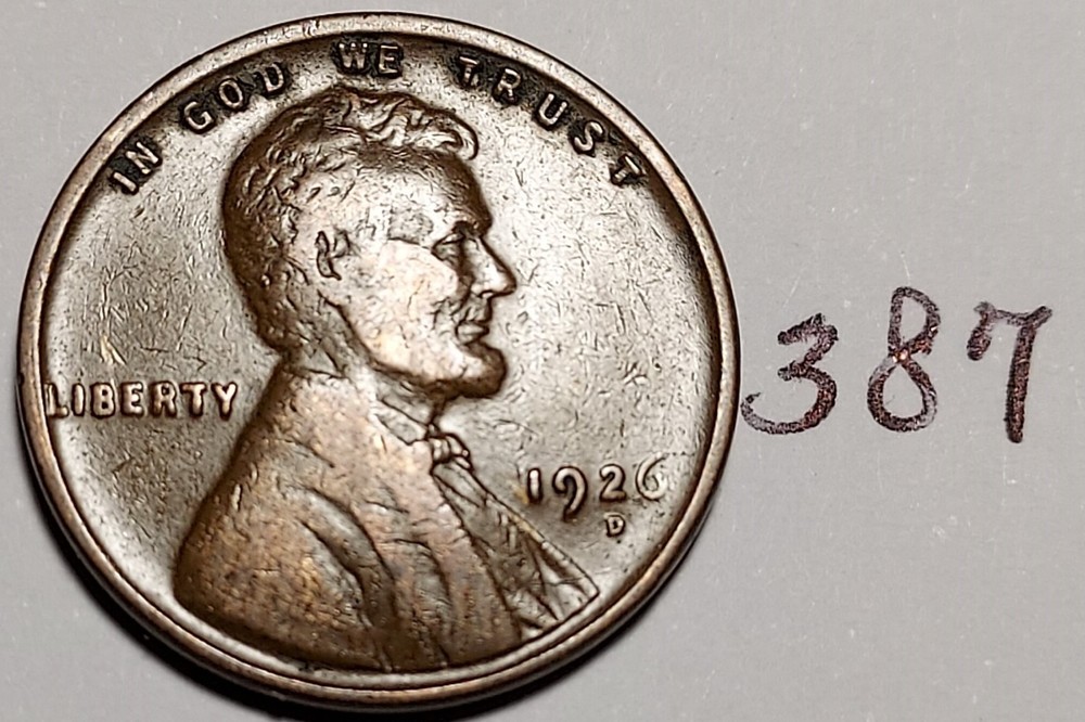 1926-D Lincoln Wheat Cent #387