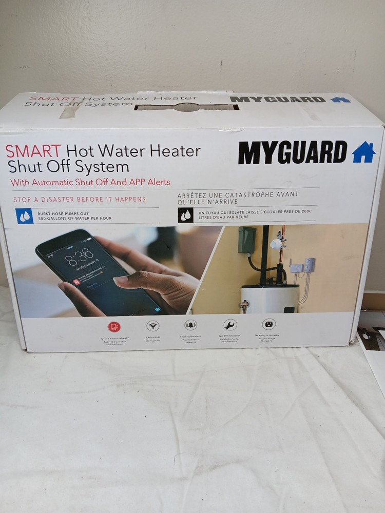 MyGuard Smart Hot Water Heater Shut Off System MGWHTRS EF CAW 01