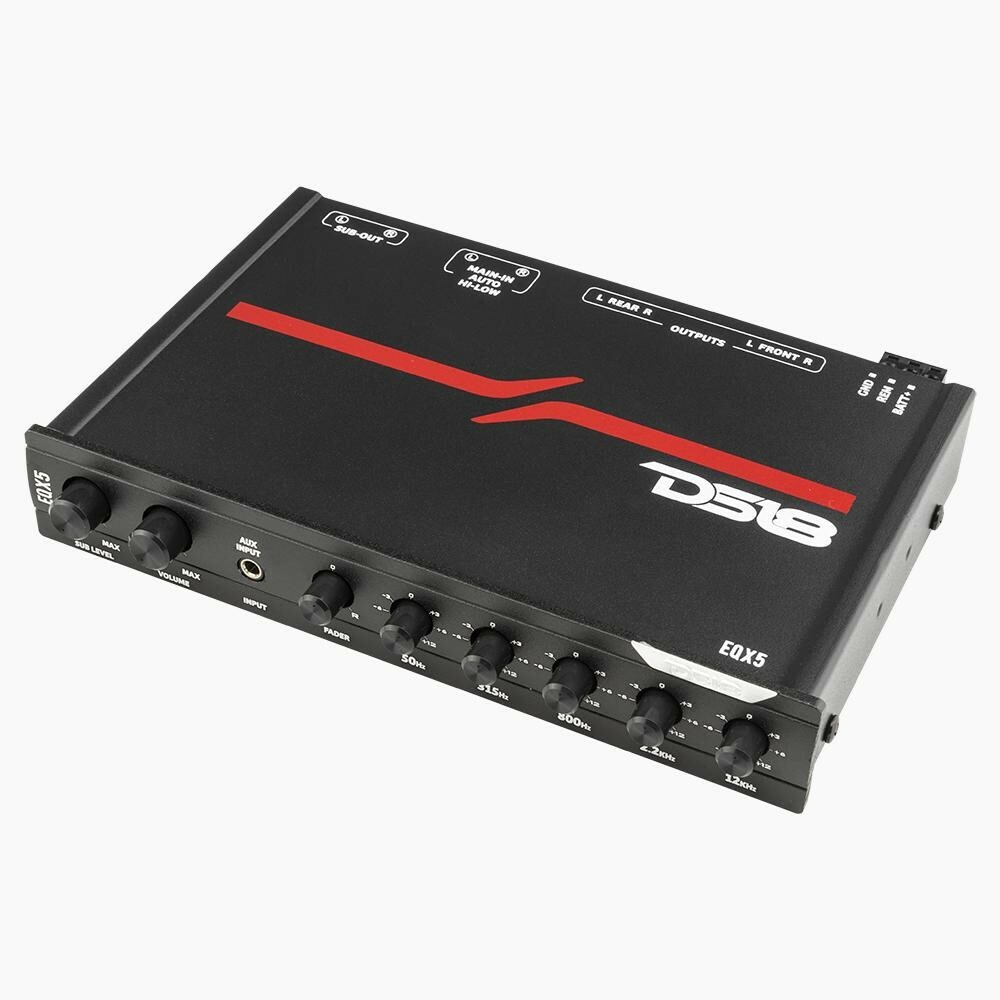 DS18 EQX5 High Volt 5 Band Equalizer with High Level Input
