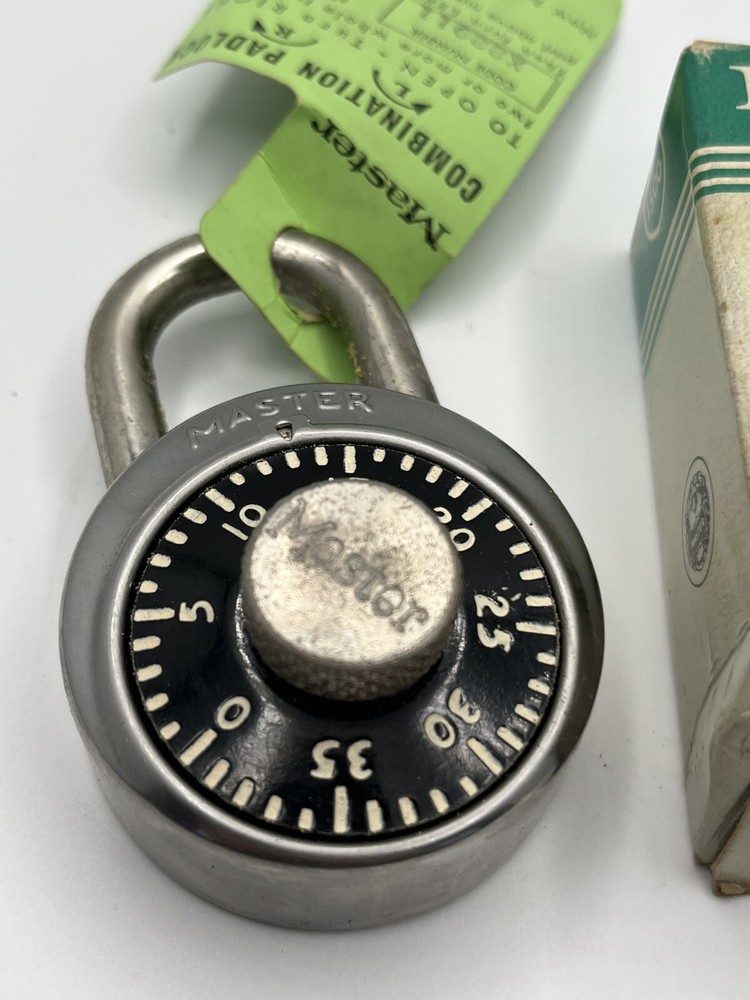 Master Combination Padlock 1500 Vintage Original Box