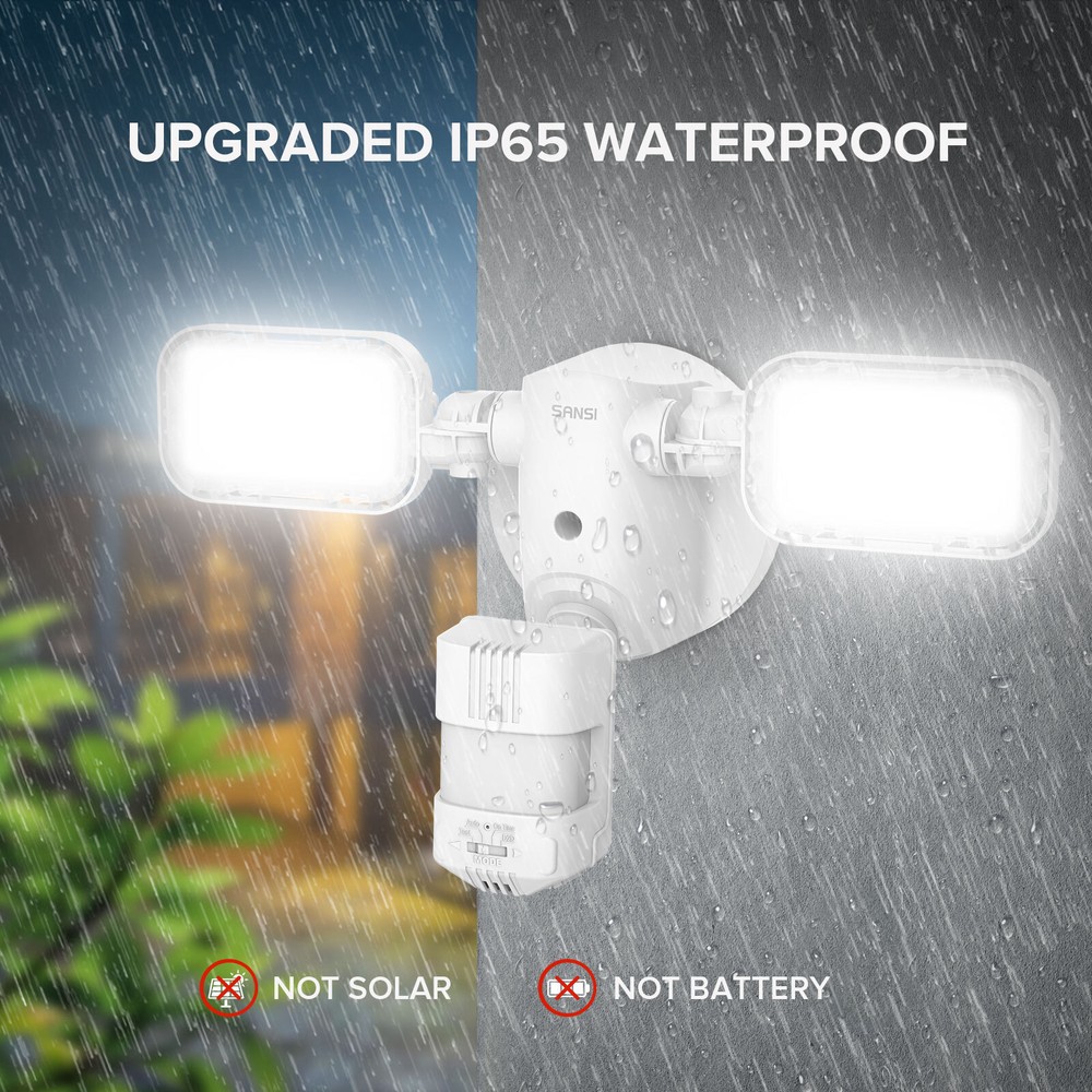 10000lm Outdoor Lights LED Motion Sensor with Remote Control 90W Wall Floodlight