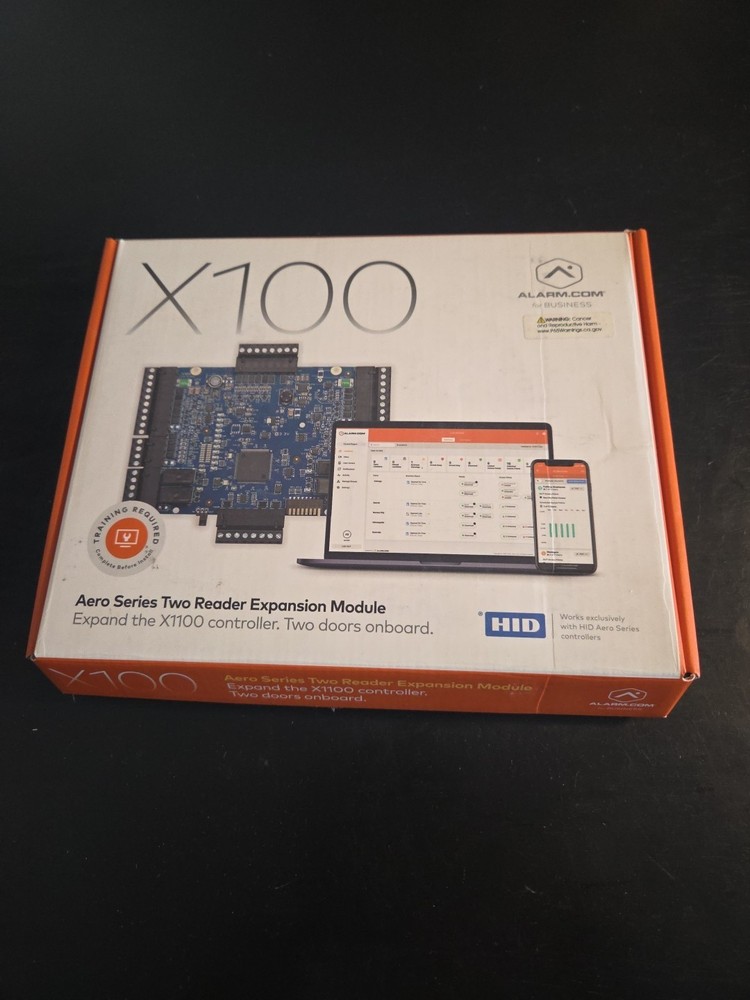 ALARM.COM X100 Aero Series Two Reader Expansion Module New Open Box