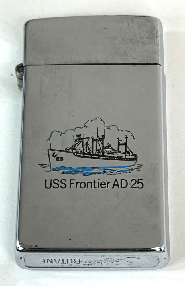 Vintage USS Frontier AD-25 Lighter