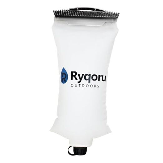 2L Collapsible Water Bag, 28mm Thread TPU Hydration Canteen Compatible with