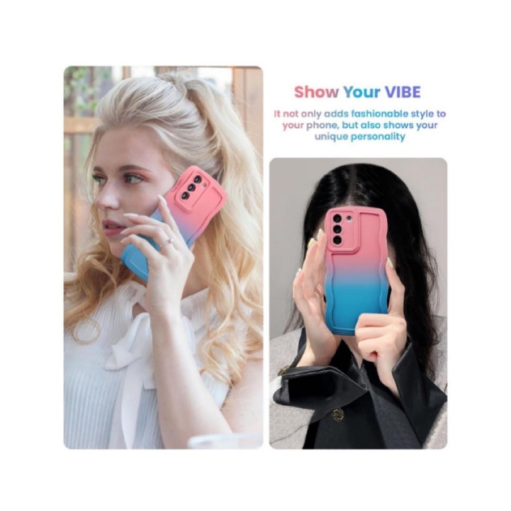 1409 Opened Only Galaxy S21 5 Case Pink Blue Gradient