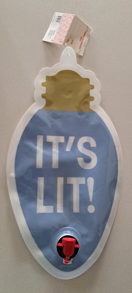 It's Lit!  Reusable Wine Dispensing  Pouch NWT