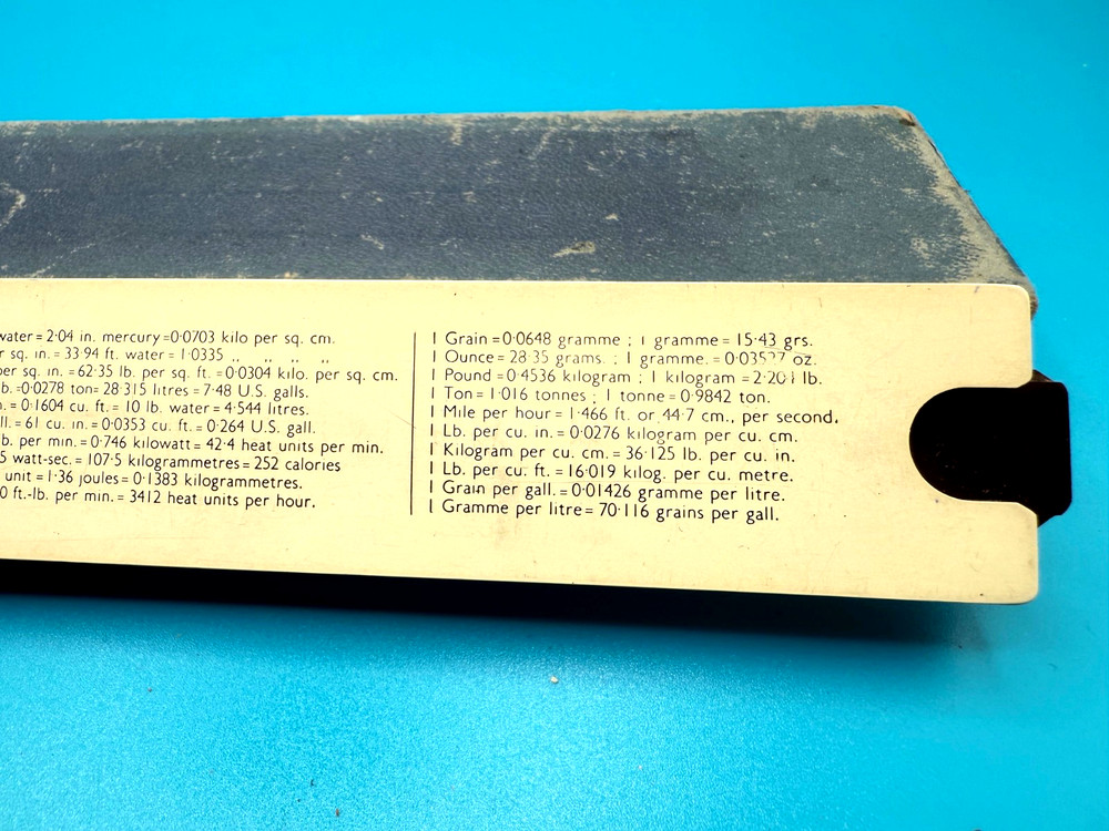 Blundell BAKELITE Model E.3. Slide Rule + Original Box