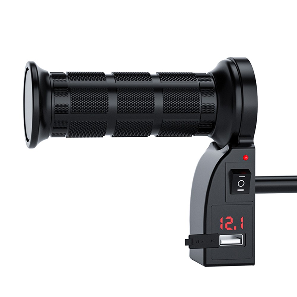 Electric Heating Handle Modified w/Switch Handlebar Cover Adjustable Temperature