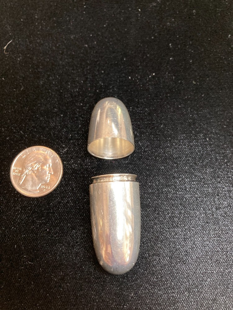 Antique Sterling Silver Vesta Case