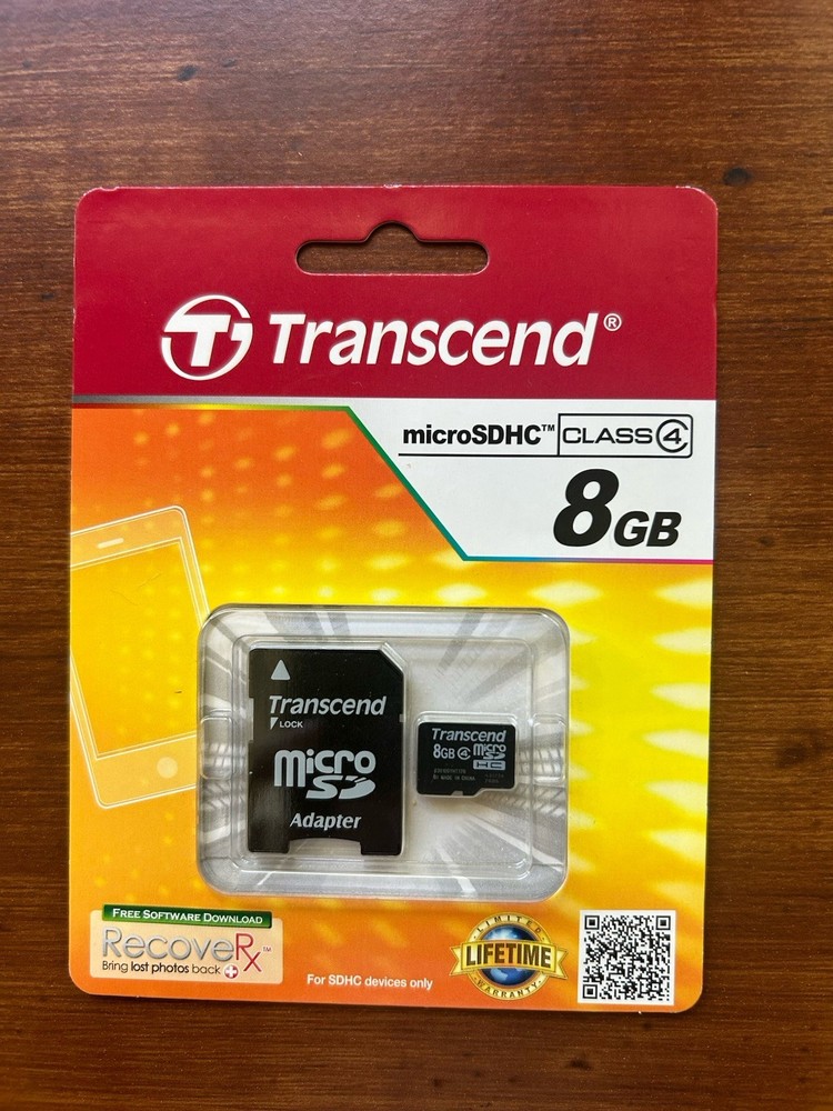 TRANSCEND 8 GB MicroSDHC CLASS 4